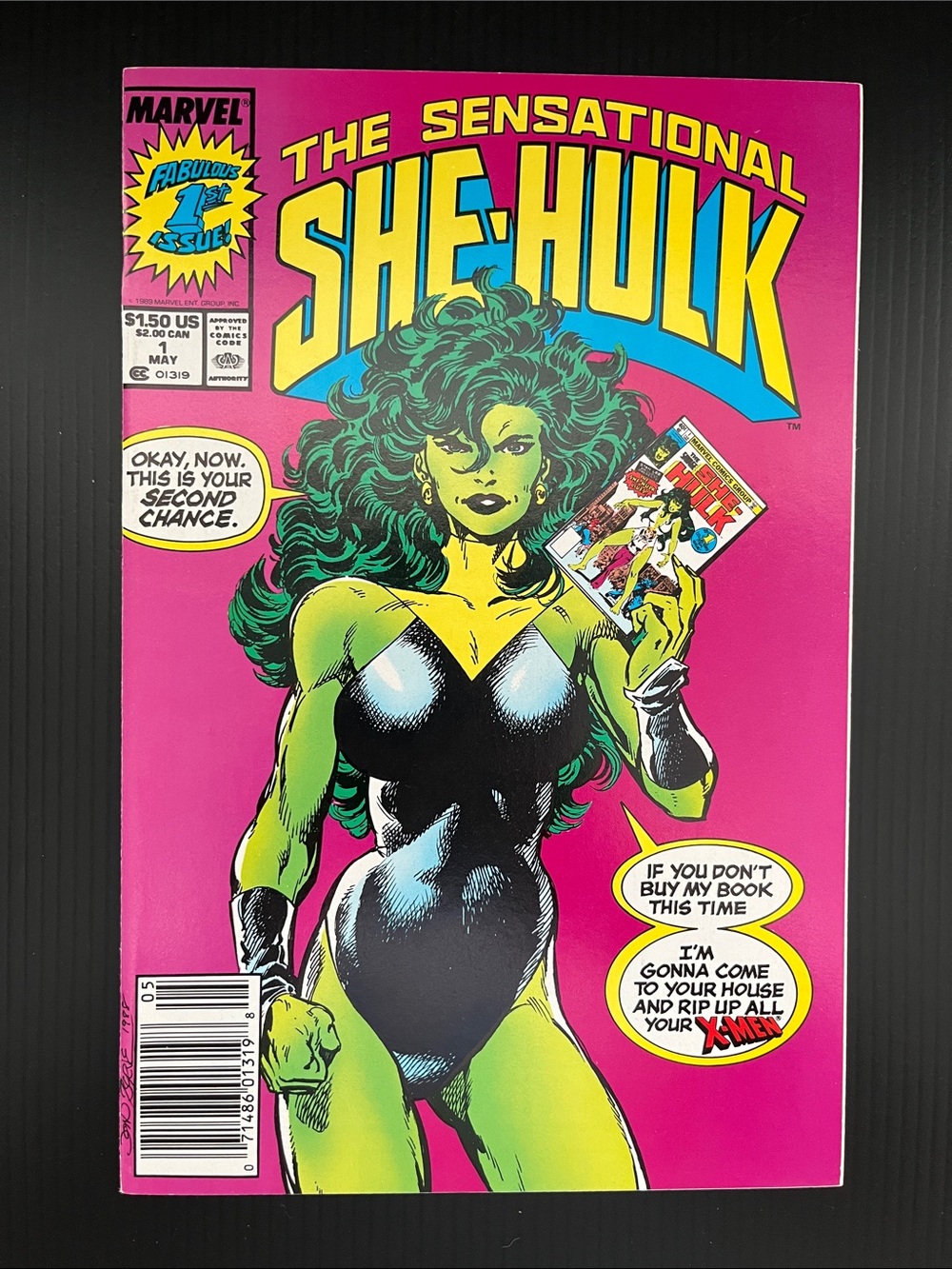 🔑 Marvel Comics 1989 The Sensational She-Hulk #1 Key Premier Issue- John Byrne 🔑
